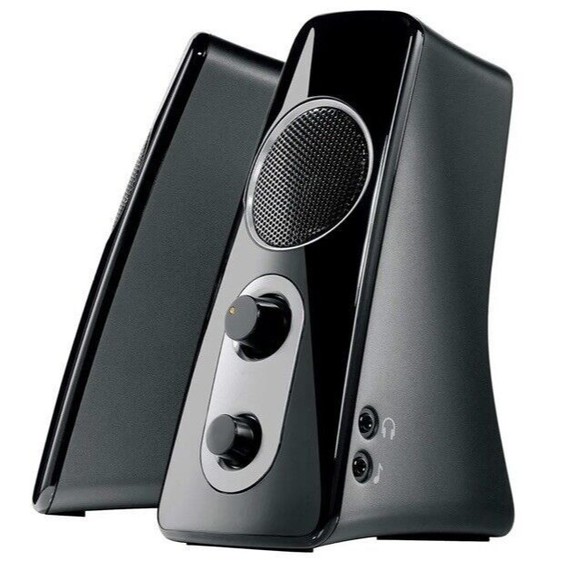 Logitech Z523 40W Speaker System ~ Subwoofer +2 Speakers ~ Complete ~ w/ Box - Picture 6 of 16